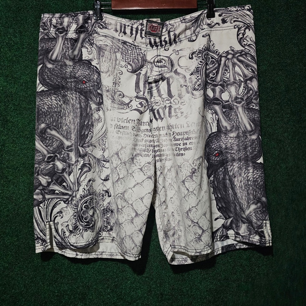Y2k MMA skeleton snake Shorts